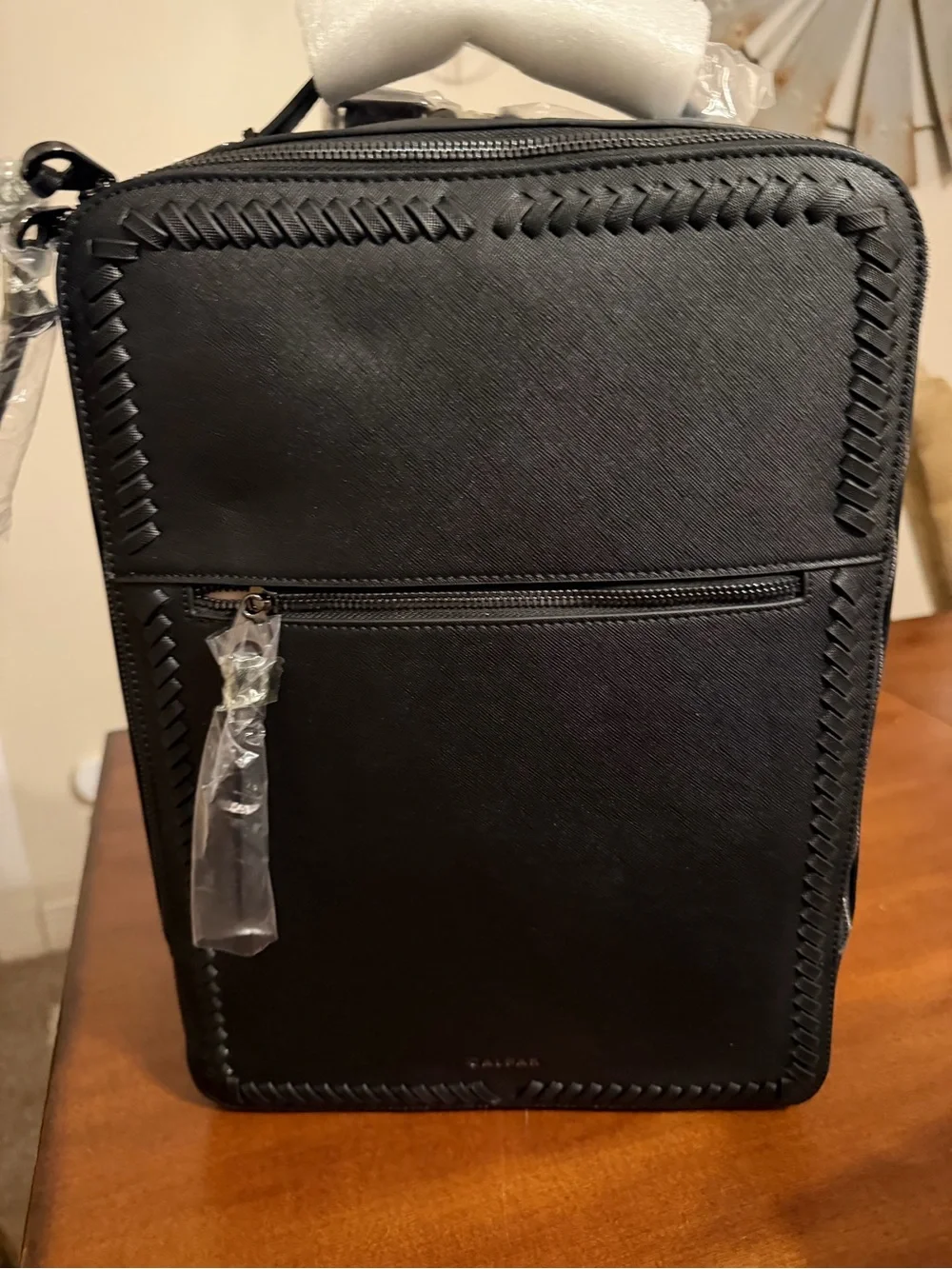 Kaya Laptop Backpack with Braided Trim